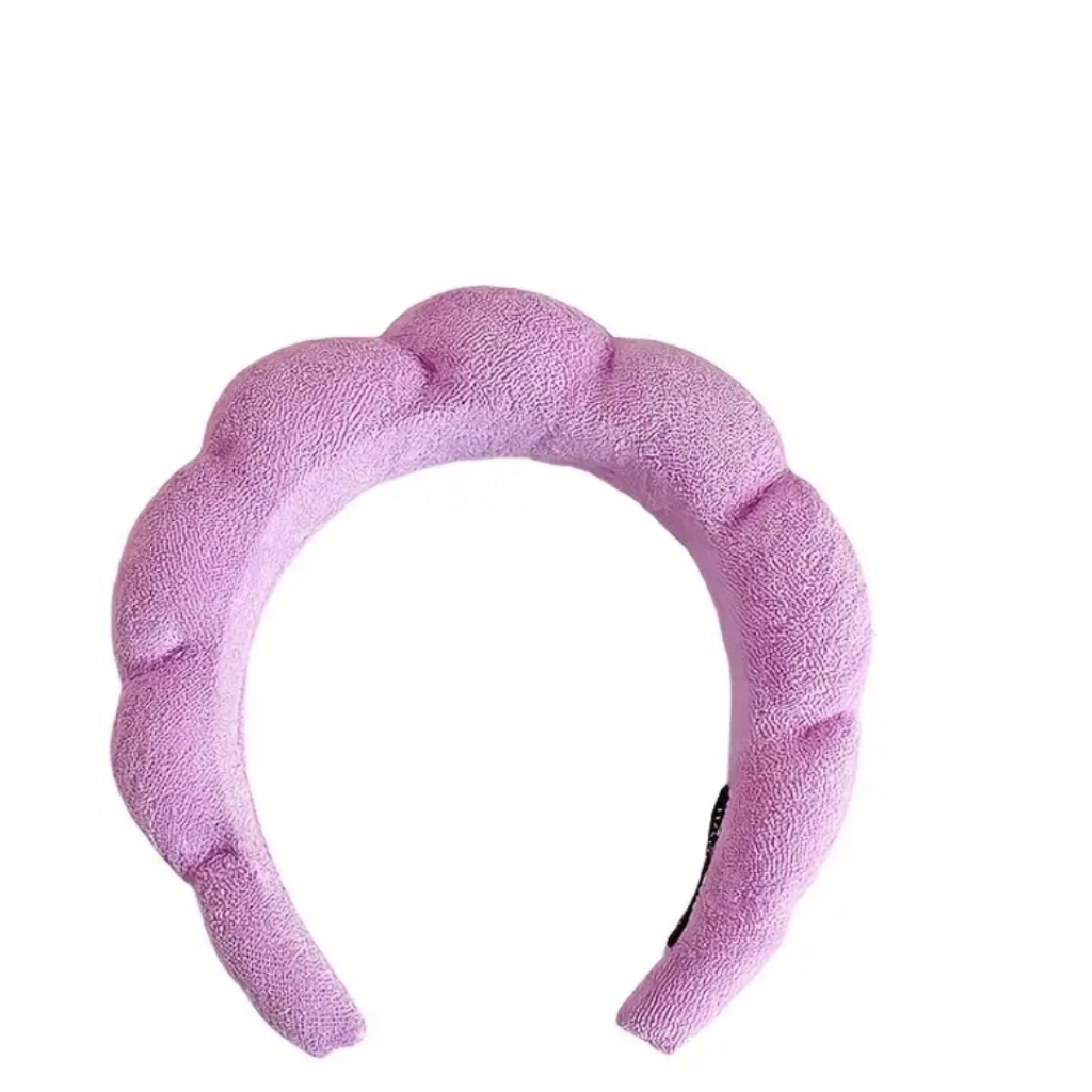 Purple Chunky Spa Headband